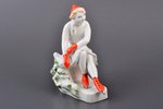 figurine, Skater Girl, porcelain, USSR, Latvia, Riga porcelain factory, molder - Oksana Zhnikrup, th...