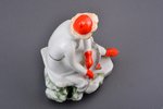 figurine, Skater Girl, porcelain, USSR, Latvia, Riga porcelain factory, molder - Oksana Zhnikrup, th...