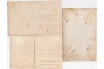 photography, 3 pcs., Latvian Army, Latvia, 20-30ties of 20th cent., 14х9  13.8х8.6 cm...