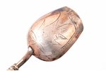 karote tējai, sudrabs, "Liekšķere", 84 prove, 9.31 g, māksliniecisks gravējums, 9 cm, 1986-1907 g.,...
