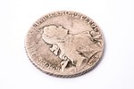 1 rublis, 1762 g., NK, SPB, Katrīna II, sudrabs, 750 prove, Krievijas Impērija, 24.605 g, Ø 37.5 - 3...
