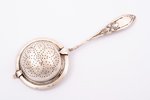 sietiņš-karote, sudrabs, 84 ПТ prove, 45.55 g, 15.5 x 5.8 cm, 1908-1917 g., Krievijas impērija, Vāci...