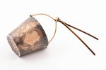 tējas sietiņš, sudrabs, "Spainītis", 84 prove, 19.65 g, māksliniecisks gravējums, Ø 3.8 cm, h (ar ro...