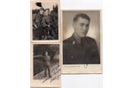 fotogrāfija, 3 gab., latviešu leģionārs, 3. Reihs, Latvija, Krievijas impērija, 20. gs. sākums, 13.3...