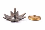 miniatūrzīme, Aizsargi, šaušana, Latvija, 20.gs. 20-30ie gadi, 29.3 x 28.9 mm, 4.26 g...
