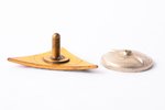 nozīme, sports, Skriešana, Latvija, Igaunija, 1938 g., 15.8 x 25.5 mm...