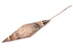 nozīme, studenšu korporācija "Ziemeļniece", sudrabs, emalja, Latvija, 1927 g., 18 x 66.7 mm, 10.5 g,...