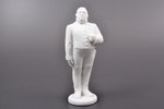 statuete, Pilsētas galva, biskvīts, PSRS, LFZ - Lomonosova porcelāna rūpnīca, modeļa autors - B. Vor...