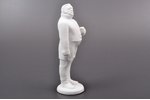 statuete, Pilsētas galva, biskvīts, PSRS, LFZ - Lomonosova porcelāna rūpnīca, modeļa autors - B. Vor...