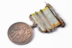 medaļa, Krimas kampaņa, sudrabs, Lielbritānija, 1854 g., Ø 36 mm, divas uzlikas - Traktir, Sevastopo...