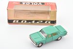 auto modelis, GAZ 24 Volga Nr. A14, kaprona salons, metāls, PSRS, 1982 g....
