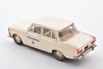 auto modelis, Moskvič 412 Nr. A2, "Medicīniskās palīdzības dienests", metāls, PSRS, 1978-1979 g....