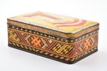 kastīte, Darba svētki 1937. gada 25. jūlijā, metāls, Latvija, 1937 g., h 6.3 x 17 x 10.5 cm...