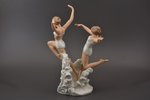 statuete, Dejotājas viļņos, porcelāns, biskvīts, Vācija, Wallendorf, Schaubach Kunst, 20. gs. 2. pus...