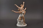 statuete, Dejotājas viļņos, porcelāns, biskvīts, Vācija, Wallendorf, Schaubach Kunst, 20. gs. 2. pus...