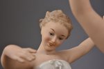statuete, Dejotājas viļņos, porcelāns, biskvīts, Vācija, Wallendorf, Schaubach Kunst, 20. gs. 2. pus...