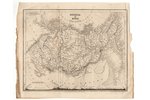 karte, Krievija Āzijā, Londona: izdevējs Orr & Comp (kartogrāfs J. Dower), ~1830 g., 23.8 x 29 cm...