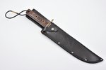 nazis, Haller Bowie knife, asmens: nerūsējošais tērauds, Vācija, kopējais garums 38.2 cm, asmeņa gar...