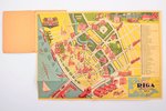 karte, "Pazīsti Rīgu!" Rīgas tūristu plāns (trūkst apraksts), Latvija, 1935 g., 39.3 x 28 cm, A/S "E...