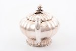 tējkanna, sudrabs, 84 prove, 765.85 g, apzeltījums, h 14 cm, meistars Nordbergs Jozefs, 1839 g., San...
