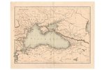 karte, Melnā jūra un tās apkārtējās valstis (The Black sea, and surrounding countries), 19. gs. vidu...