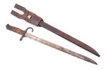 durklis, modelis 30, Arisaka sistēmas šautenei, Otrā pasaules kara periods, kopējais garums 51 cm, a...