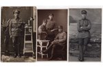 fotogrāfija, 3 gab., Latvijas armija, Latvija, 20. gs. 20-30tie g., 13.8х8.8  13.4х8.2 cm...
