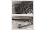 fotogrāfija, 2 gab., Ķeguma Valsts hidroelektrostacijas būvniecība, Latvija, 20. gs. 20-30tie g., 13...