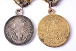 medaļa, Krievu—turku kara piemiņai 1828-1829 /  Krimas kara piemiņai 1853-1856, sudrabs, bronza, Kri...