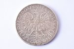 10 zloti, 1932 g., sudrabs, 750 prove, Polija, 21.79 g, Ø 33.9 mm...