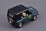 auto modelis, UAZ 469 Nr. А34, "ВАИ" (Militārā automobiļu inspekcija), metāls, PSRS, 1990-1991 g....
