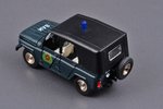 auto modelis, UAZ 469 Nr. А34, "ВАИ" (Militārā automobiļu inspekcija), metāls, PSRS, 1990-1991 g....