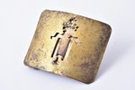 sprādze, Krievijas Impērija, 19. un 20. gs. robeža, 50.7 x 64.3 mm...