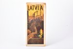 reklāmas izdevums, "Latvia - Lettland", Latvija, 20. gs. 20-30tie g., izmērs salocītā veidā 23.2 x 1...