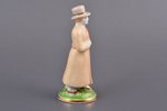 statuete, Tautu dēls, porcelāns, Rīga (Latvija), M.S. Kuzņecova rūpnīca, 1937-1940 g., h 12.6 cm, pi...