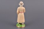 statuete, Tautu dēls, porcelāns, Rīga (Latvija), M.S. Kuzņecova rūpnīca, 1937-1940 g., h 12.6 cm, pi...