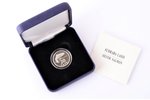 20 latu, 2013 g., Sudraba Lasis, sudrabs, 925 prove, Latvija, 11 g, Ø 21.75 mm, Proof, futrālī, ar a...