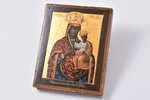 ikona, Čerņigovas Dievmāte, dēlis, gleznota uz zelta, Krievijas impērija, 19. un 20. gadsimtu robeža...