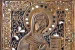 saliekama svētbilde, Jēzus Kristus ar Dievmāti un Jāni Kristītāju, vara sakausējuma, 2-krāsu emalja,...