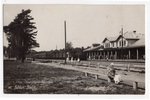 fotogrāfija, Rīgas jūrmala, dzelzceļa stacija, Bulduri, Latvija, 20. gs. 20-30tie g., 13.6х8.6 cm...