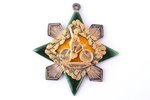 apbalvojums, Riteņbraukšanas sports, sudrabs, Latvija, 1929 g., 39 x 36 mm, 9 g, P. Fridrichsons, ma...