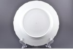 dekoratīvs šķīvis, Dadzis, porcelāns, J. K. Jessen rūpnīca, roku gleznojums, Rīga (Latvija), 20 gs....
