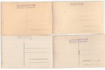 fotogrāfija, 4 gab., Dziesmu svētki, Latvija, 20. gs. 20-30tie g., 13.6х8.6 cm...