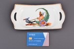 trauciņš, porcelāns, M.S. Kuzņecova rūpnīca, roku gleznojums, Rīga (Latvija), 1920-1933 g., 10 x 20....