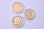 Latvijas eiro Proof kaluma monētu komplekts, 2015 g., 9 monētas, Latvija, Proof, koka futrālī...