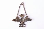miniatūrzīme, LAK (Latvijas Aeroklubs), Nr. 328, sudrabs, Latvija, 20.gs. 20-30ie gadi, 17.85 x 27.5...