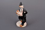 statuete, klauns Karandašs ar sunīti Kļaksu, porcelāns, PSRS, artelis "Progress", modeļa autors - A....