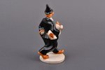 statuete, klauns Karandašs ar sunīti Kļaksu, porcelāns, PSRS, artelis "Progress", modeļa autors - A....