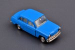 auto modelis, Moskvitč 403 Nr. A7, durvju defekts kreisajā pusē, apakšdaļa ir korpusa krāsā, metāls,...