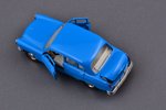 auto modelis, Moskvitč 403 Nr. A7, durvju defekts kreisajā pusē, apakšdaļa ir korpusa krāsā, metāls,...